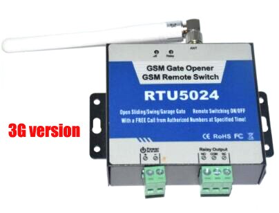 Lpsecurity gsm gate opener relæ switch fjernbetjening on / off switch adgangskontrol gratis opkald sms 850/900/1800 mhz rtu 5024 y 3m antenne: Kit 5 3g version