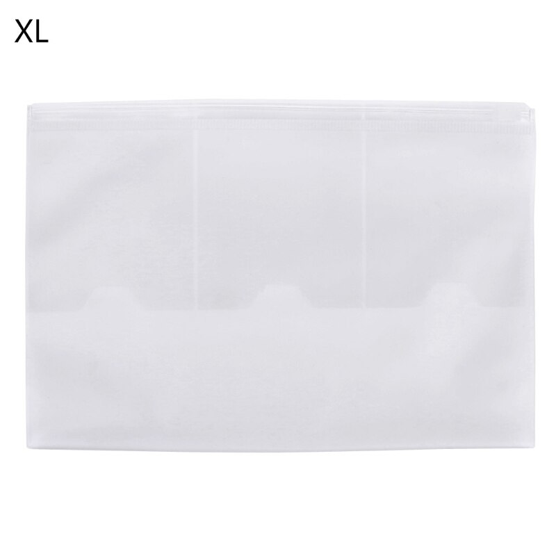 Travel Notebook PVC Zipper Bag Card Passport Organizer Waterproof Storage Holder U4LD: XL