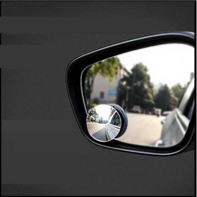 360 graders hd spejl blindspids bil spejle rammeløs ultratynde vidvinkel runde bakspejl bil tilbehør