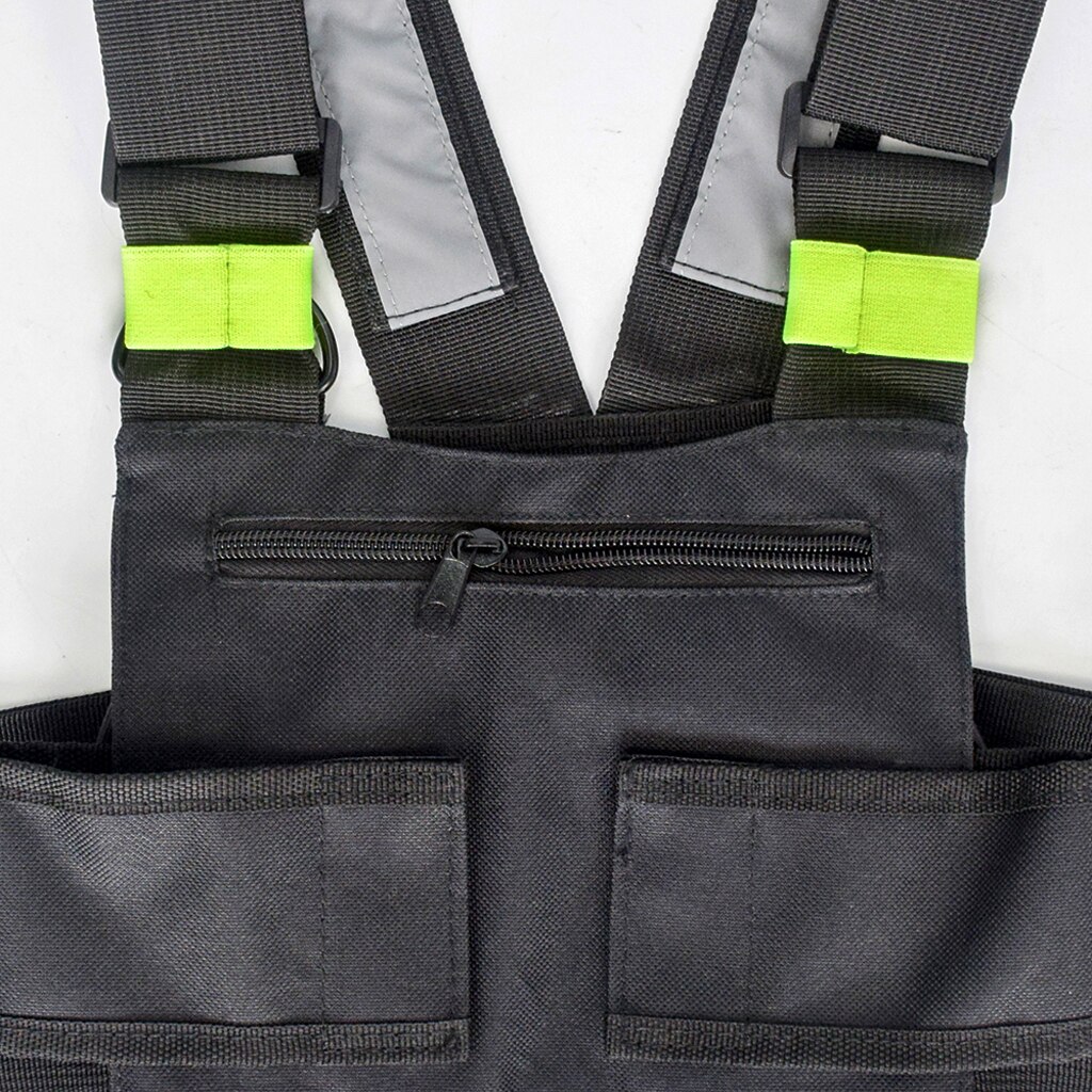 2x arnés de bolsillo para el pecho de Radio universal, bolsa, funda, chaleco, aparejo, manos libres