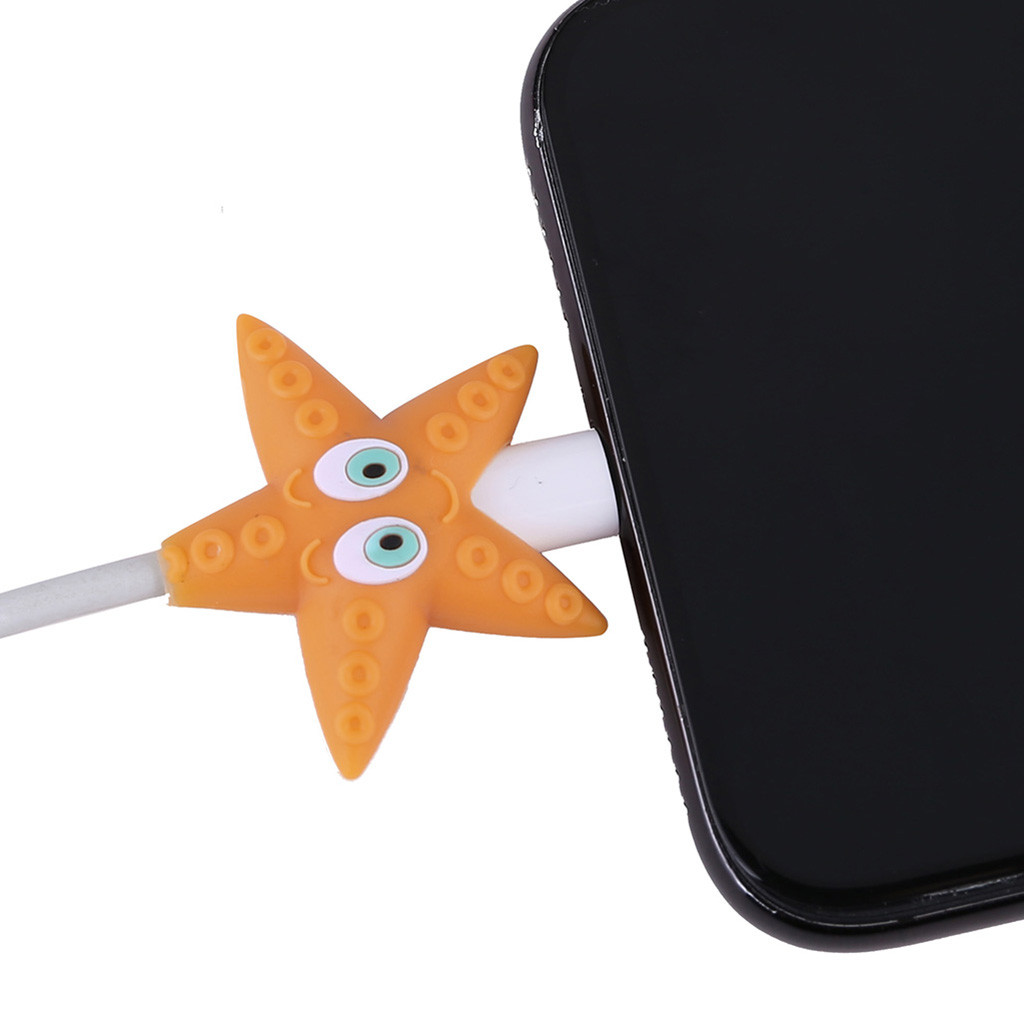 Mnycxen Kabel Linie Beißen für Iphone schnur Tier Zubehör Schützt Niedlich Schutz Kabel Tier Beißen Kabel Wickler Veranstalter z70: B