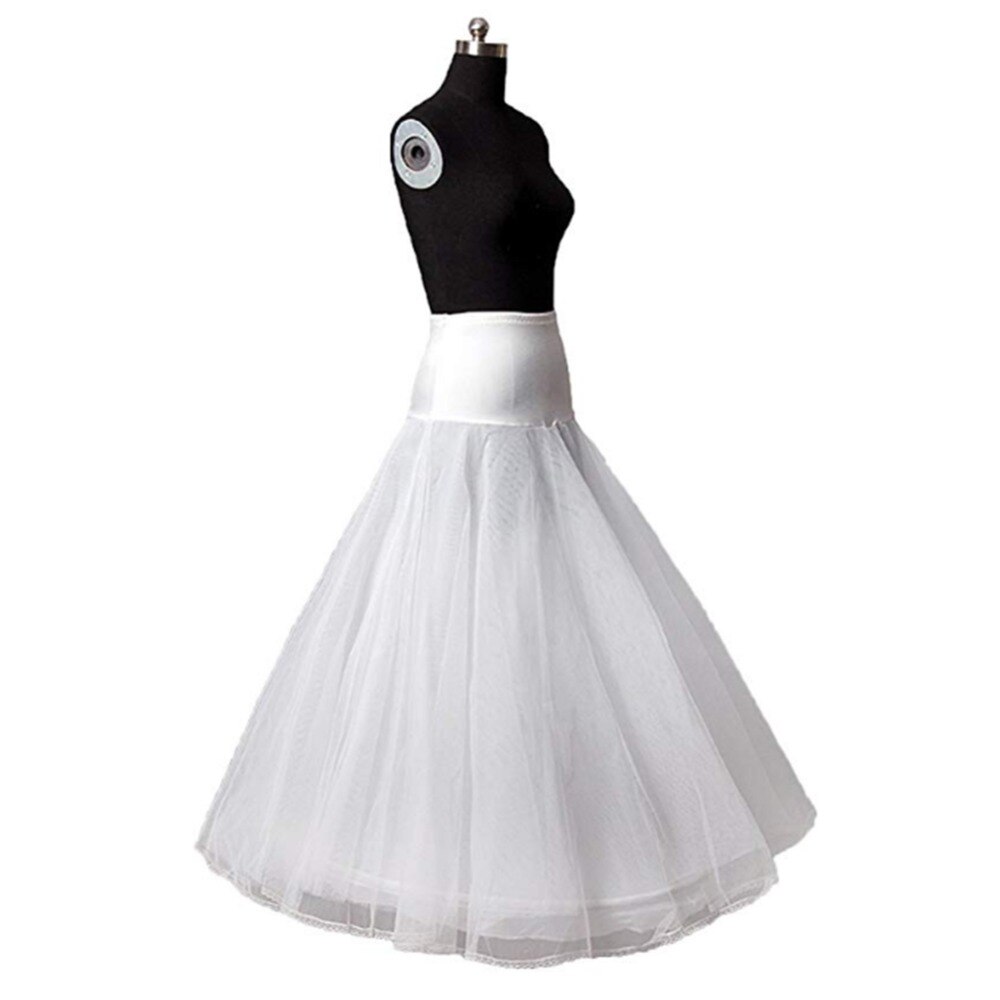 100% une ligne Tulle mariage mariée jupon sous-jupe Crinolines pour robe de mariée