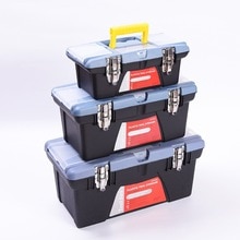 1 stks Huishoudelijke toolbox Hardware Elektrische gereedschapskist plastic draagbare auto tool opbergdoos voor Auto Reparatie Tool
