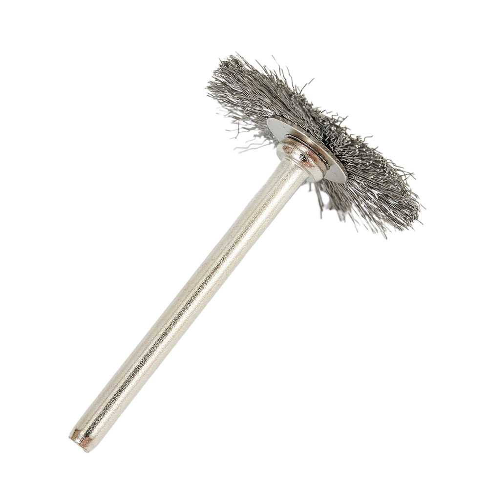 Brosse métallique en acier pour Dremel, outil lointain, peinture, élimination de la rouille, polissage, meule, livres de polissage en métal, 9 pièces/ensemble