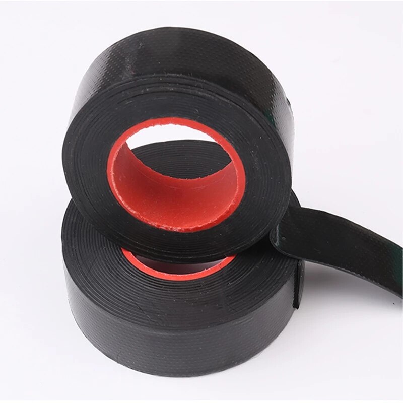 Nastro in Silicone autoadesivo nastro adesivo impermeabile nero a flusso automatico nastro sigillante per riparazione di guarnizioni per tubi Super resistenti