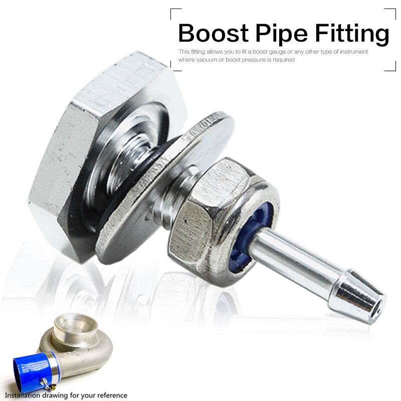 Turbo Siliconen Pijp Boost Slang Tepel Turbo Adapter Vacuüm Vac Gauge Fitting Boost Pijp Montage