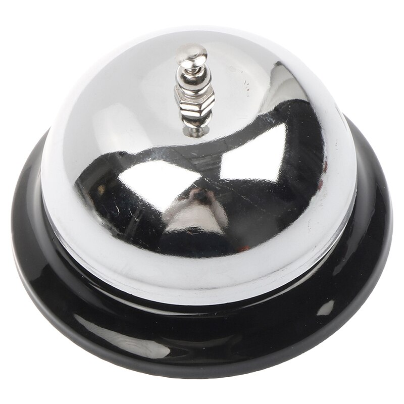 1Pc 85Mm Rvs Desktop Bel Hotel Counter Receptie Restaurant Teller Service Bel Verjaardagsfeestje Decoratie Bell