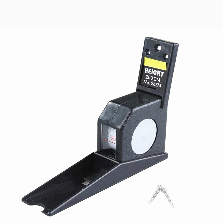 2M Home Children Adult Body Height Monitor Rod Wall Mounted Roll Ruler Growth Stature Meter Stadiometer Tall Measurement Tape
