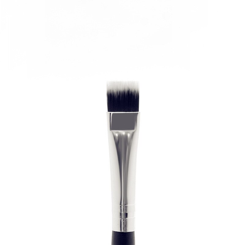 Brochas de maquillaje para ojos, pincel plano de nailon, corrector, delineador de ojos,