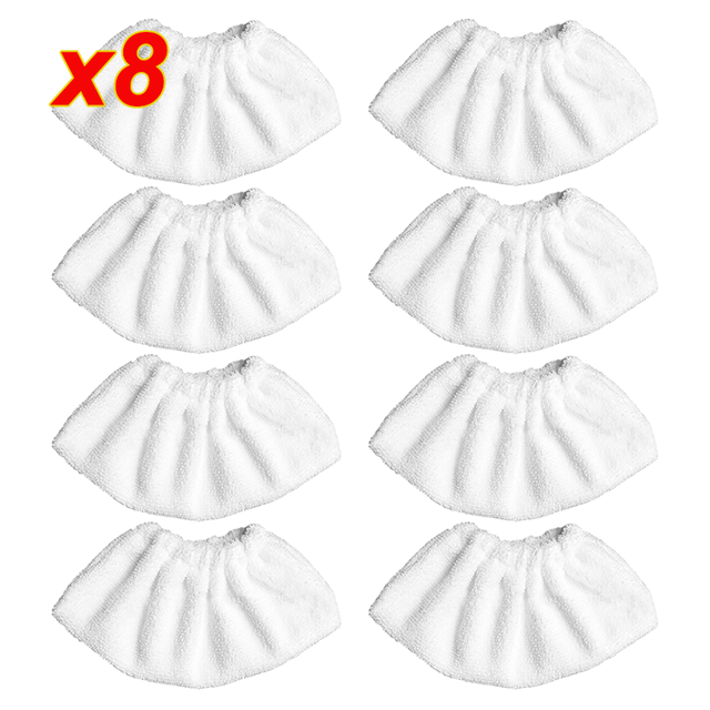 Mop parowy szmaty dla Karcher Easyfix SC2 SC3 SC4 SC5 wymiana mikrofibry podkładka do czyszczenia pokrywa odkurzacz parowy akcesoria: SMT566-8PCS