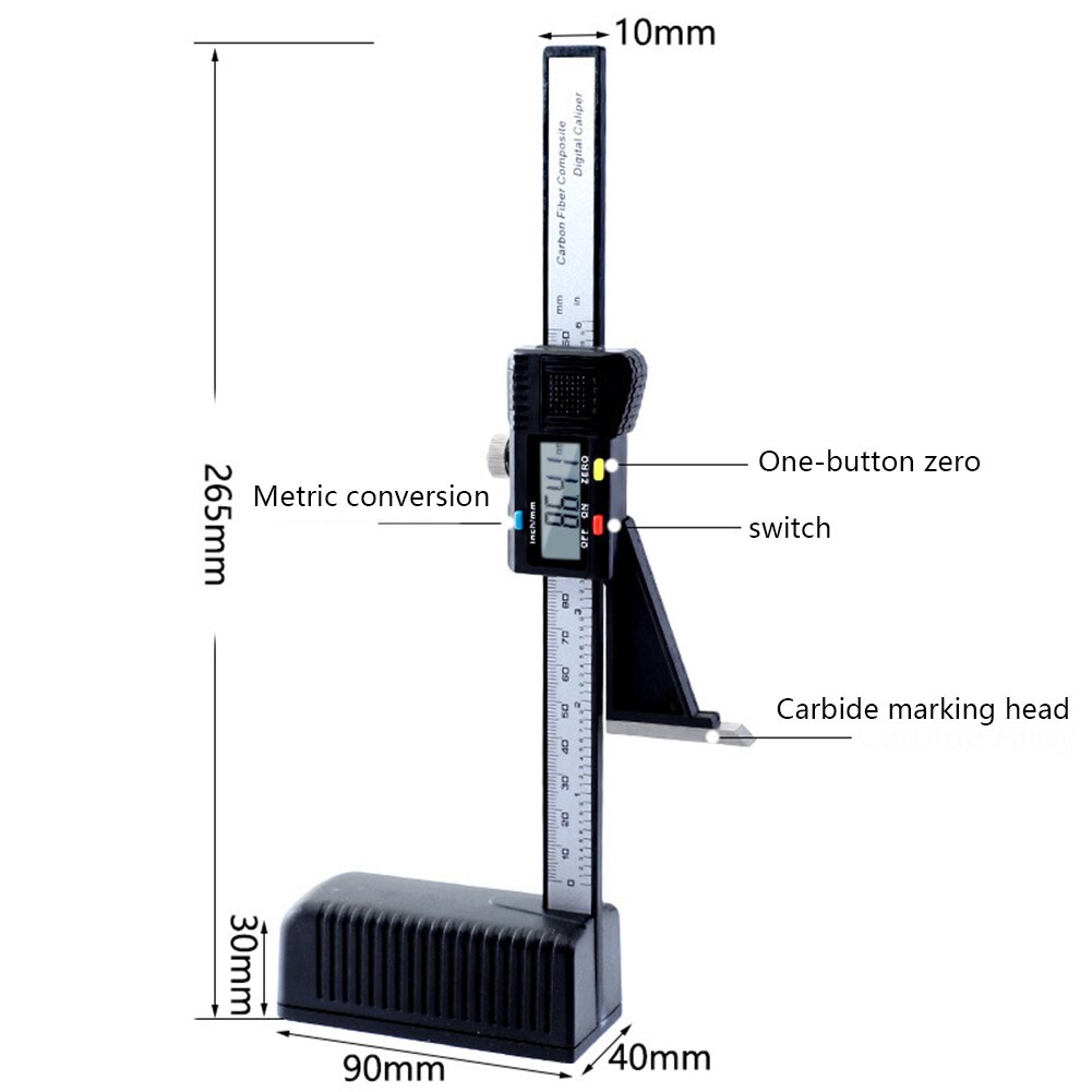 Digital Height Gauge 0-150mm - Electronic Vernier Caliper Measuring Tool