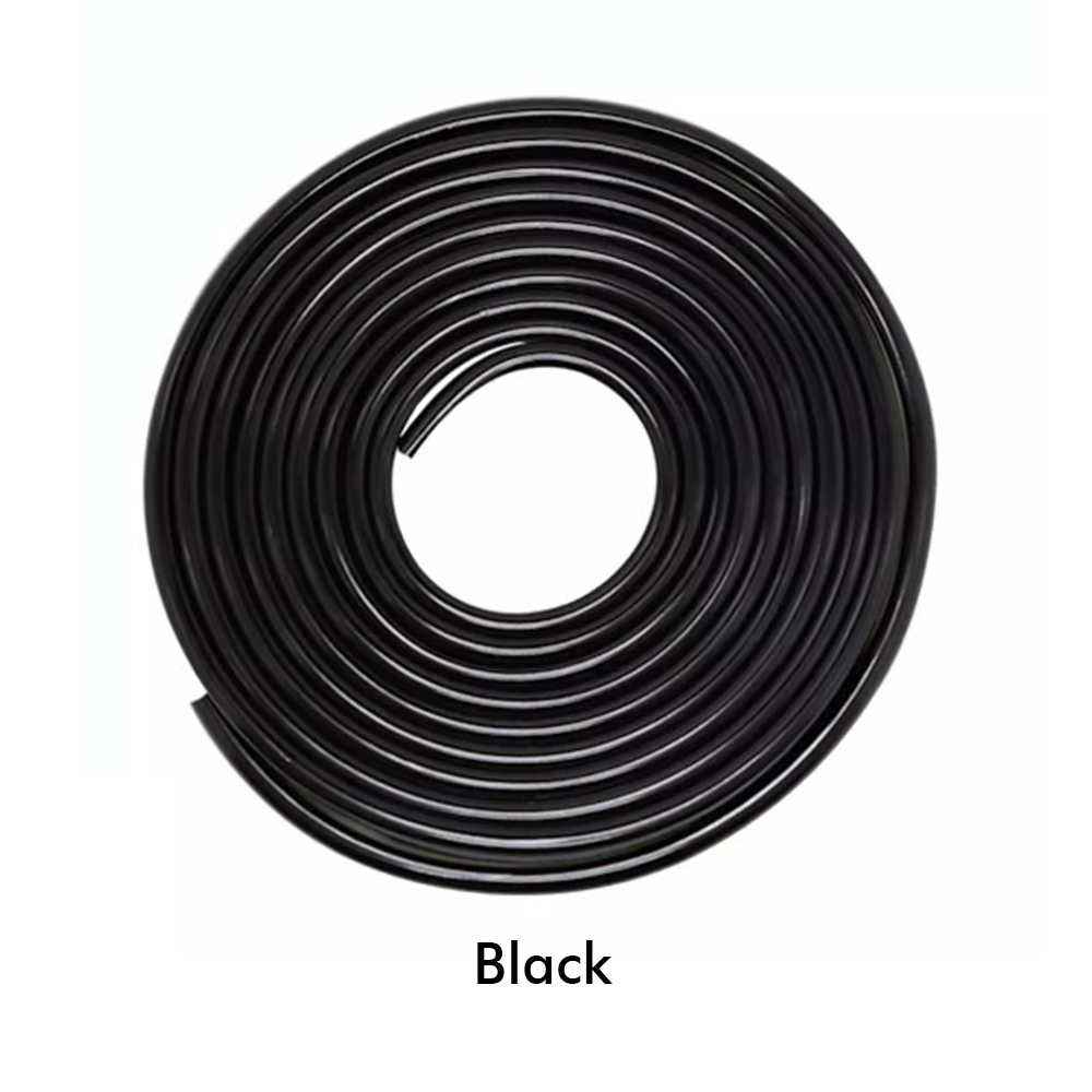 Tira de protección de puerta de coche de 5M, Protector lateral, Stricker, borde de puerta Universal, tiras protectoras de borde automático, sellado de goma para SUV: Verde militar
