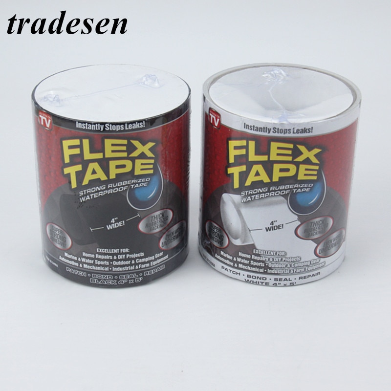 150 x 10cm 1.5m super stærk fiber vandtæt tape stop lækager tætning reparation tape ydeevne selv fix tape fiberfix selvklæbende tape