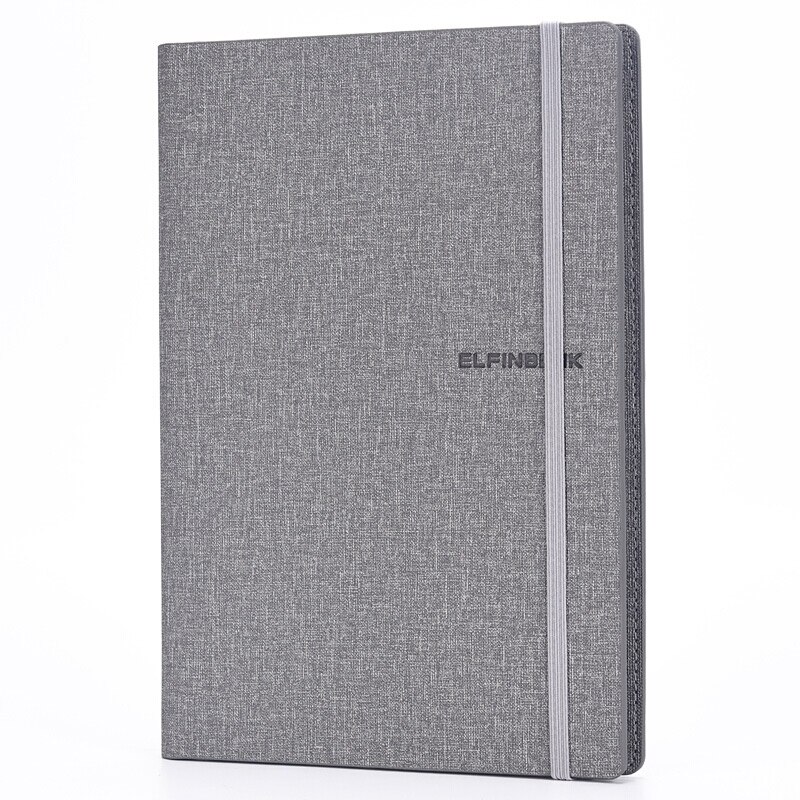 Elfinbook TS Sketchbook A5 Smart Reusable Erasable Diary Drawing Painting Graffiti Small Hard Cover Blank Paper Notebook Memo: Gray