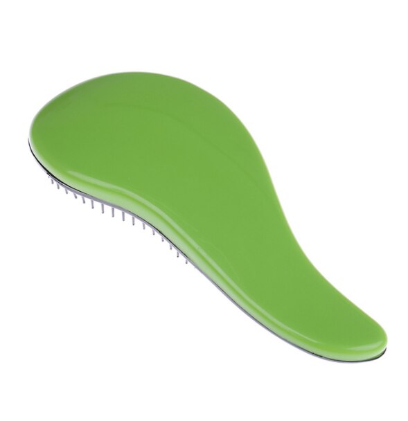 Baby Haar Borstel En Kam Detangling Hair Brush Kammen Zachte Anti-Statische Borstel Tangle Nat Droog Haren Handvat Tangle krullend: green