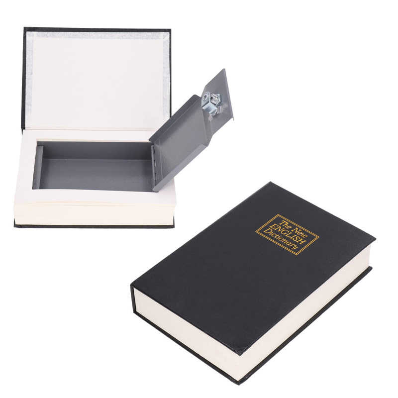 Simulation Book Safe Deposit Box Diversion Book Safe High Safety for Travelling for School for Home