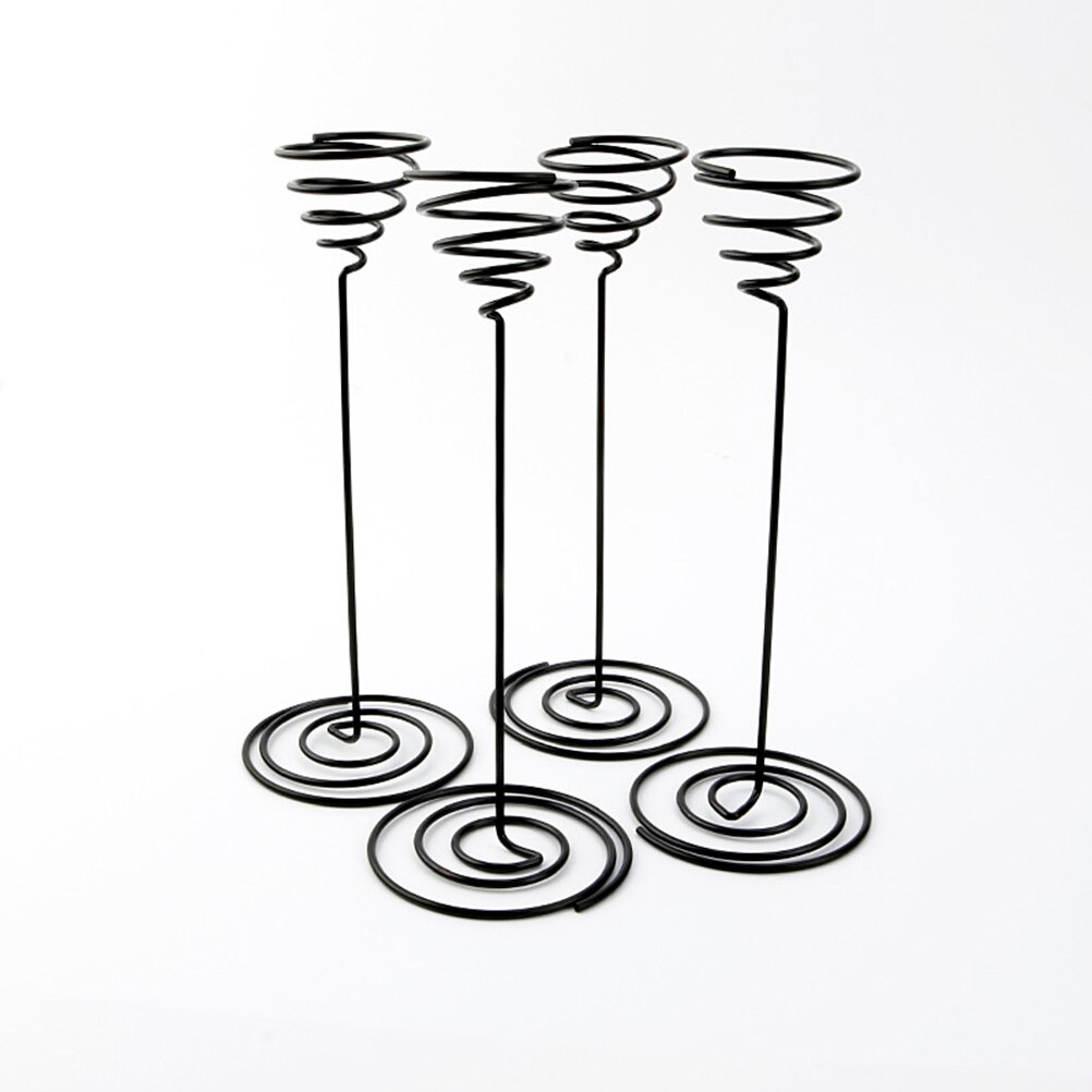 3 pcs tillandsia houder Ijzer Air Plant Stand Container Tillandsia Houder Tafelblad Plant Pot Display Rack Vaas met Iron Base