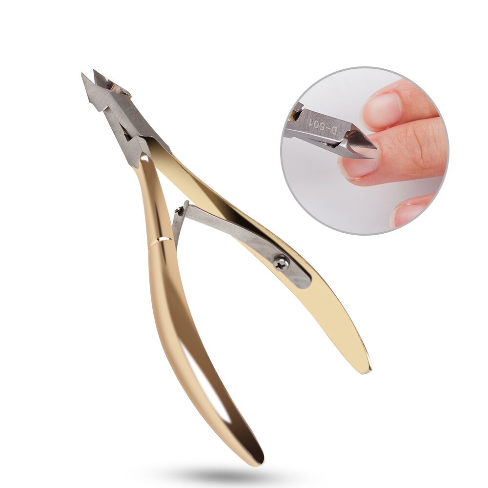 Rostfritt stål nagelband sax nagel nagel tånagel nagelband nyper död hud remover sax nipper klippare manikyr verktyg: Gyllene rekommendation