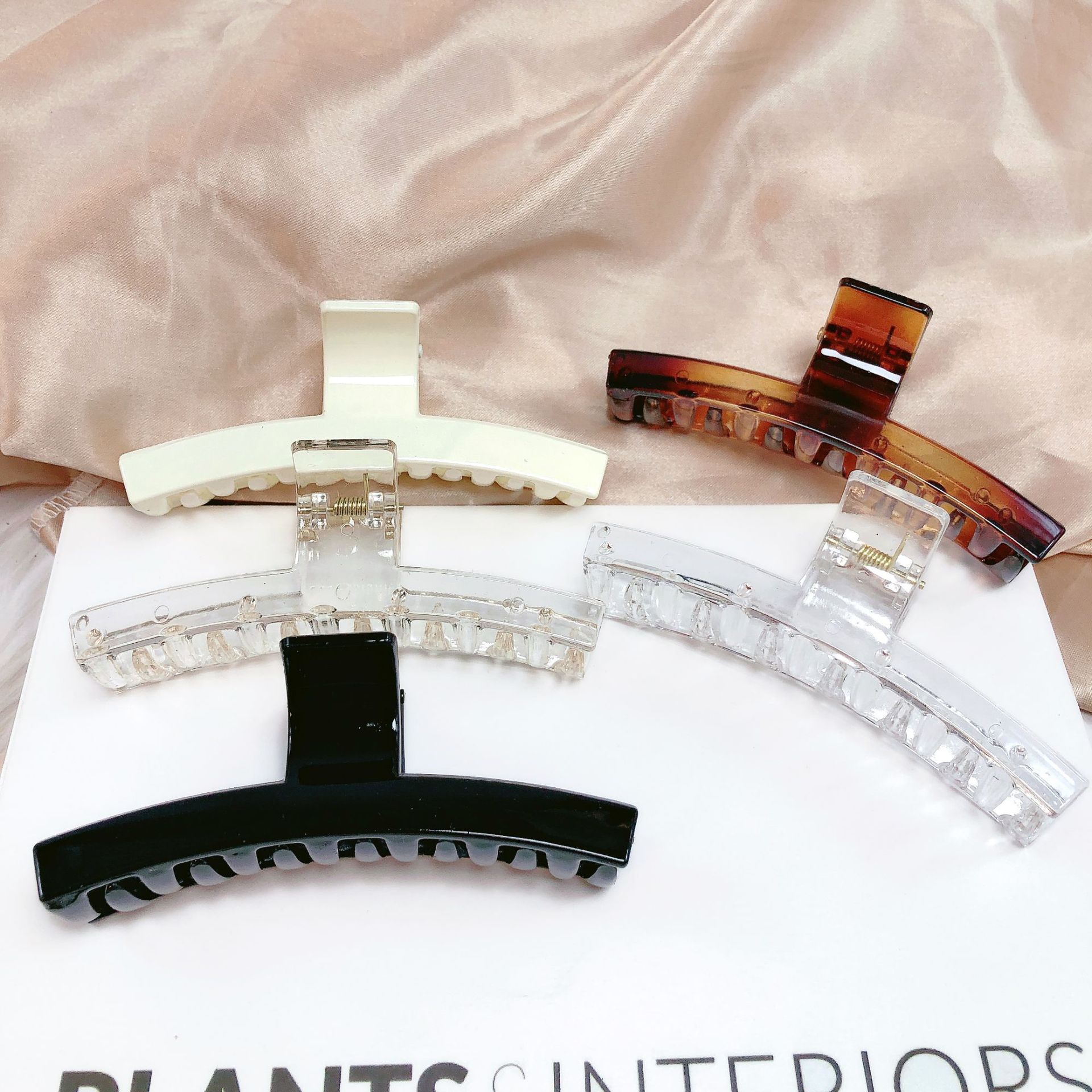 Koreaanse Grote Barrette Krab Haar Klauwen Bad Haar Klauw Paardenstaart Clip Grote Haarspeldjes Klauw Clip Haar Clip Krab Voor vrouwen Haar Clips