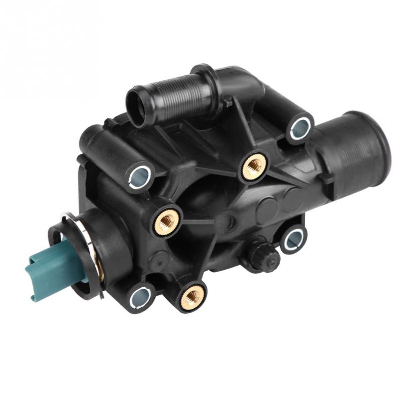 Płyn chłodzący silnik obudowa termostatu dla Peugeot 206 207 307 308 1007 1336.Z0 chłodzenia silnika zawór aluminiowy