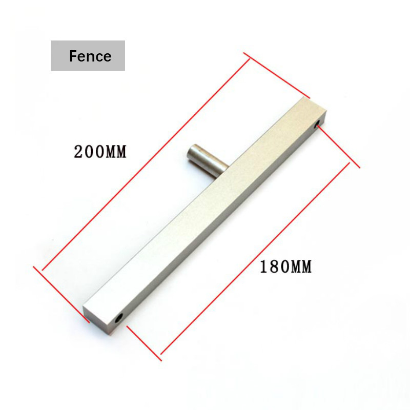 Mini Table de scie circulaire en Aluminium, plateau d&#39;insertion, avec Guide de jauge d&#39;onglet, établi pour le travail du bois