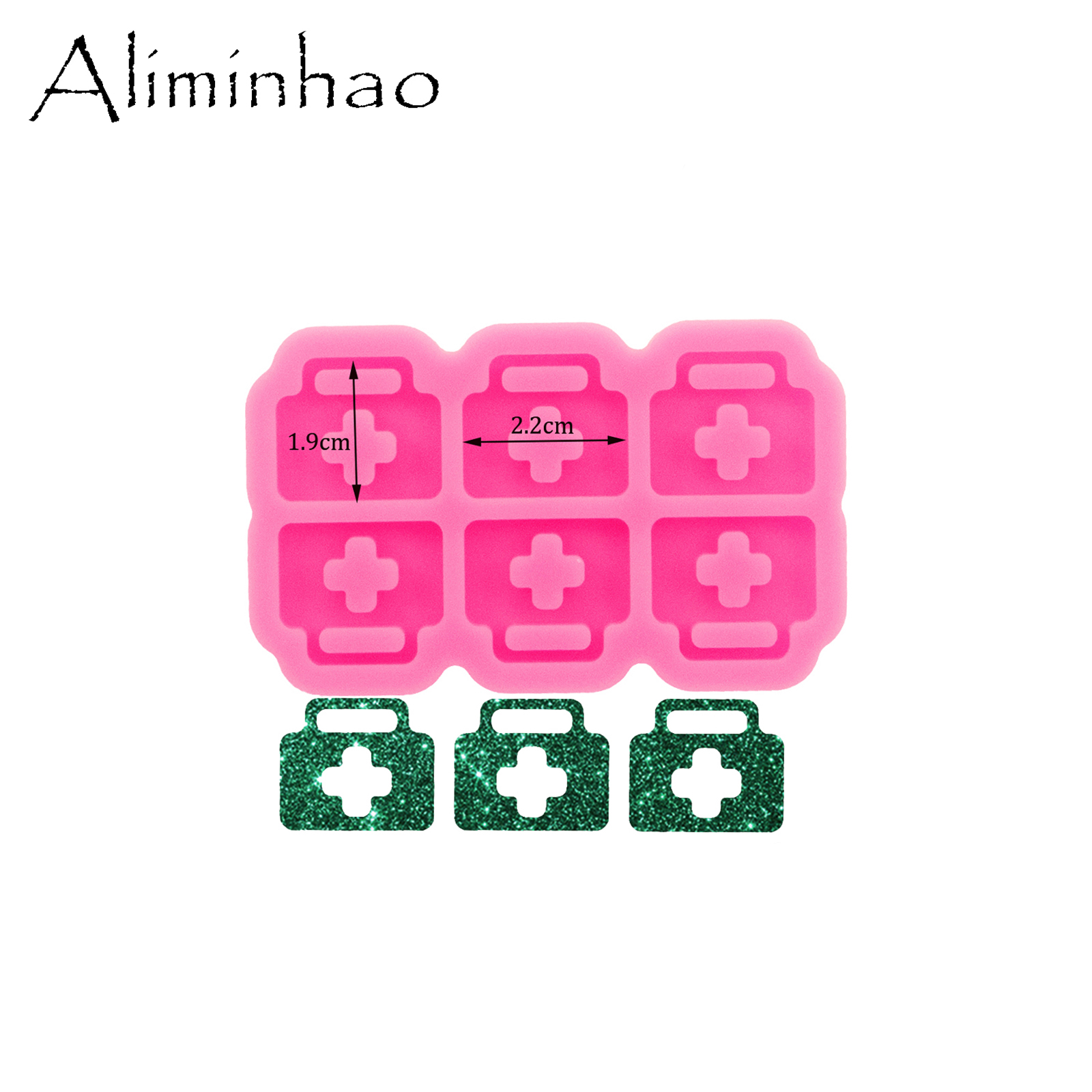 Dy1411 Glanzende Mini Schelp/Dinosaurus/Lotus/Schildpad Oorbellen Noppen Siliconen Hars Mal, Maan Cirkel Ambachten Kunst Diy Chocoladevorm: Beige