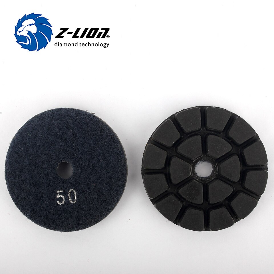 Z-LION 3 "Floor Polijsten Pads 7 Pcs Hars Bond Polijsten Pad Set Diamant Nat Beton Stenen Vloer Polijsten Slijpen disc