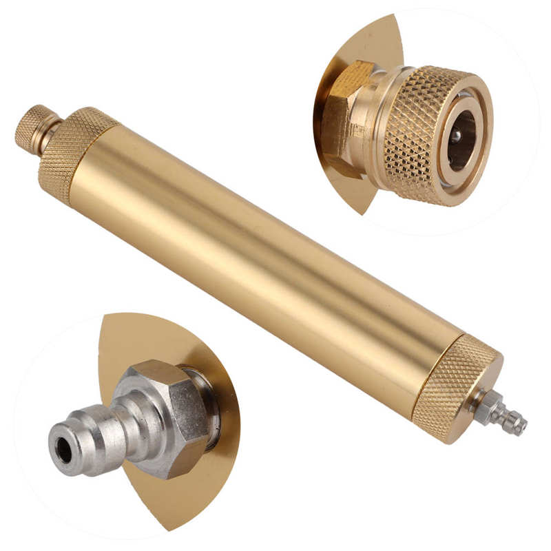 Filtru separator ulei-apa pentru compresor de aer si pistol de vopsit, Mmgoqqt, albastru/argintiu, 150x45mm Filtru separator ulei-apa pentru compresor de aer si pistol de vopsit, Mmgoqqt, albastru/argintiu, 150x45mm