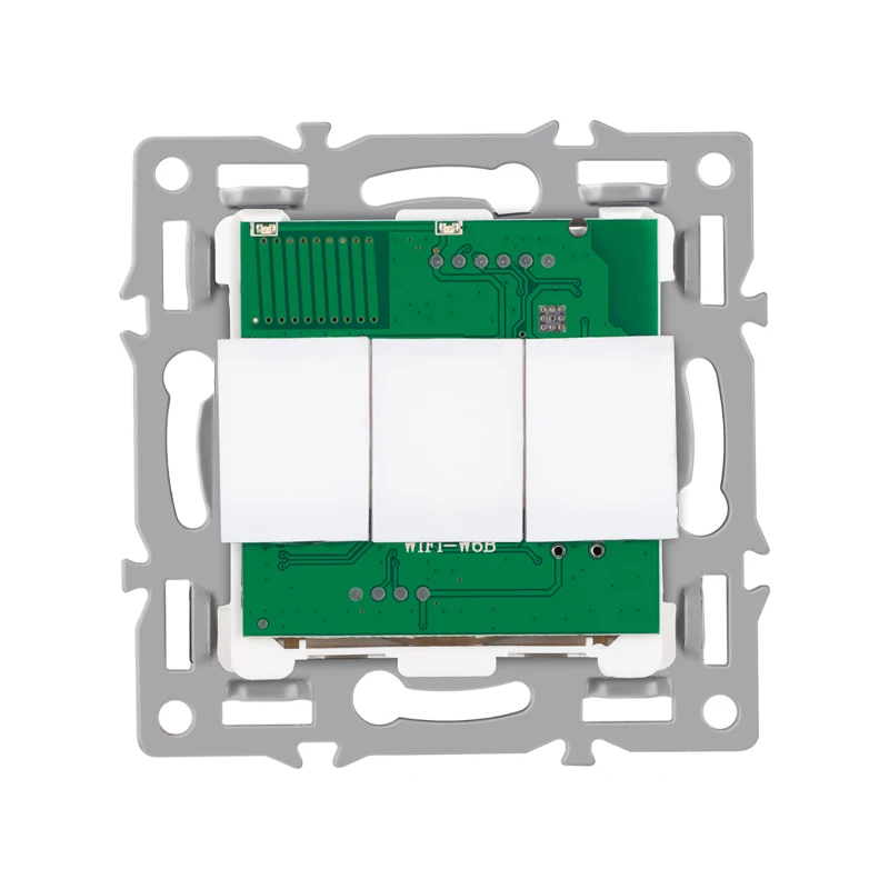 NYWP-wall mount module diy European standard white glass panel power socket switch button, hdmi, free combination of functions: Blue