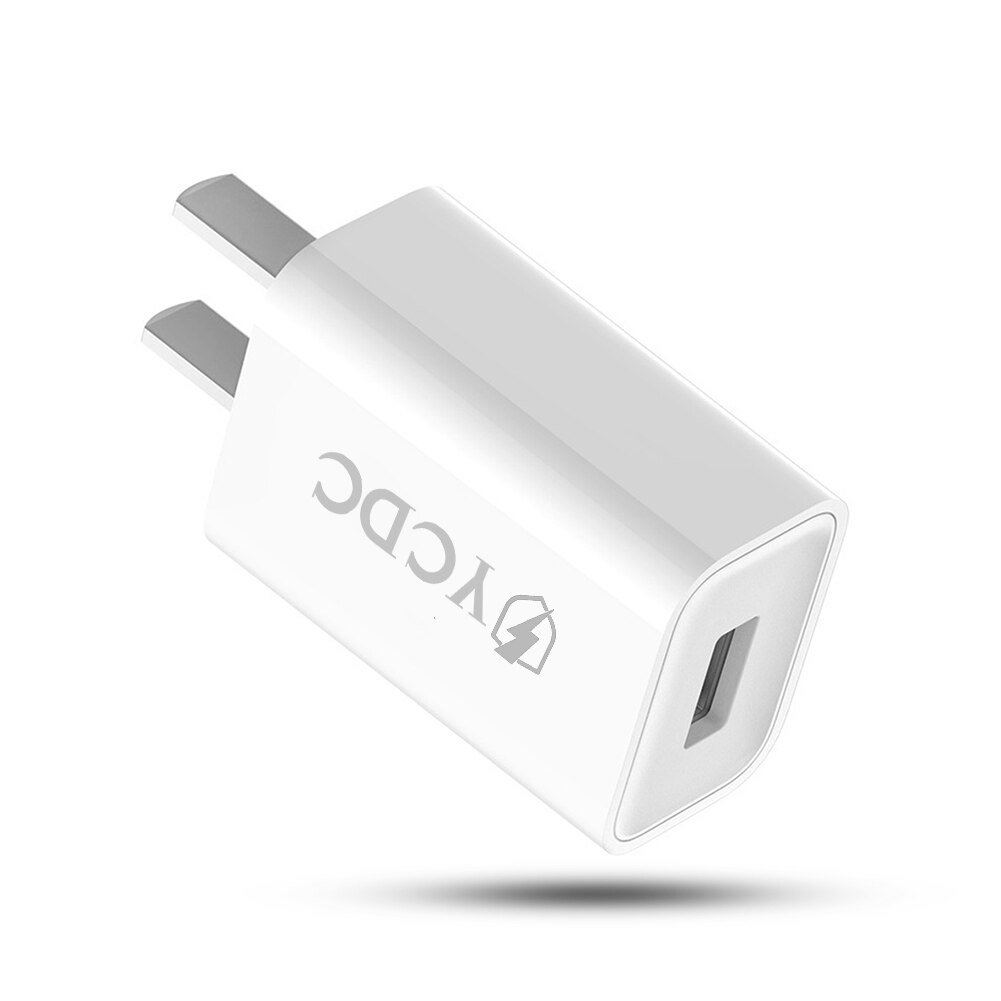 1/4 4 Ports Adapter QC 3.0 Quick Charge 3.0 USB Charger EU/US Plug Wall Mobile Phone Fast Charger Home Travel Wall Charger: EU Plug / 1 USB Port White