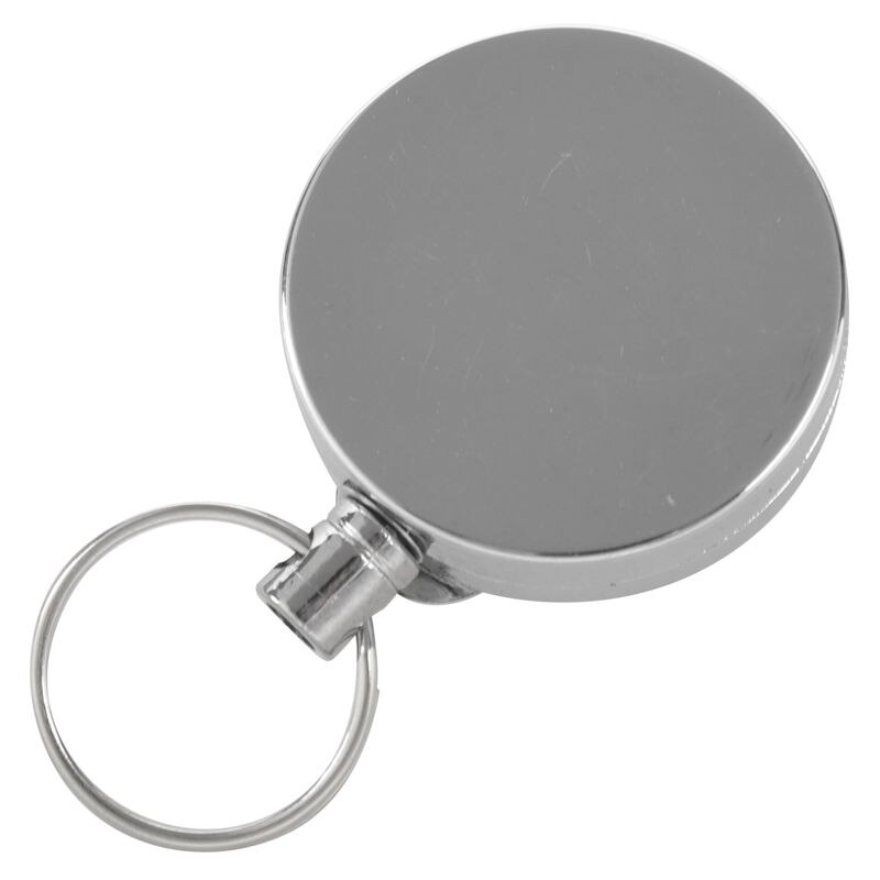 Steel Retractable Key Chain Recoil Key Ring Belt Clip Pull Chain Holder
