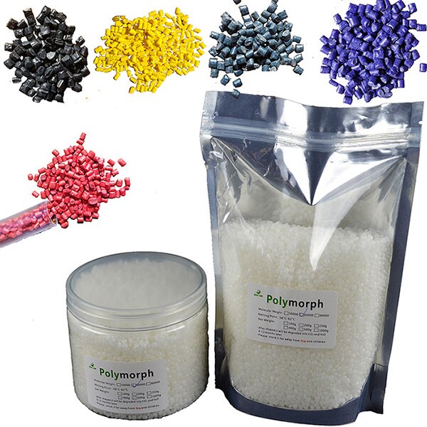 250g PCL y pigmento de 5 colores Plastimake Instamorph Shape Shifter Thing, Material prototipo de plástico polimorfo para uso aficionado: 250g 5 colors