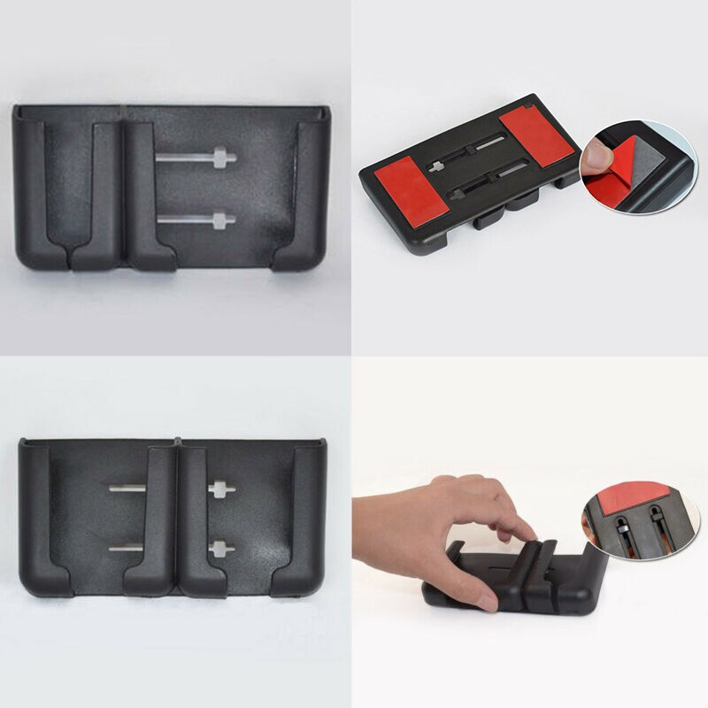 1pc Universal Car Auto Adjustable Cell Phone ID Card Multifunctional Car GPS Phone Holder Stand Cradle Console Bracket Box TXTB1