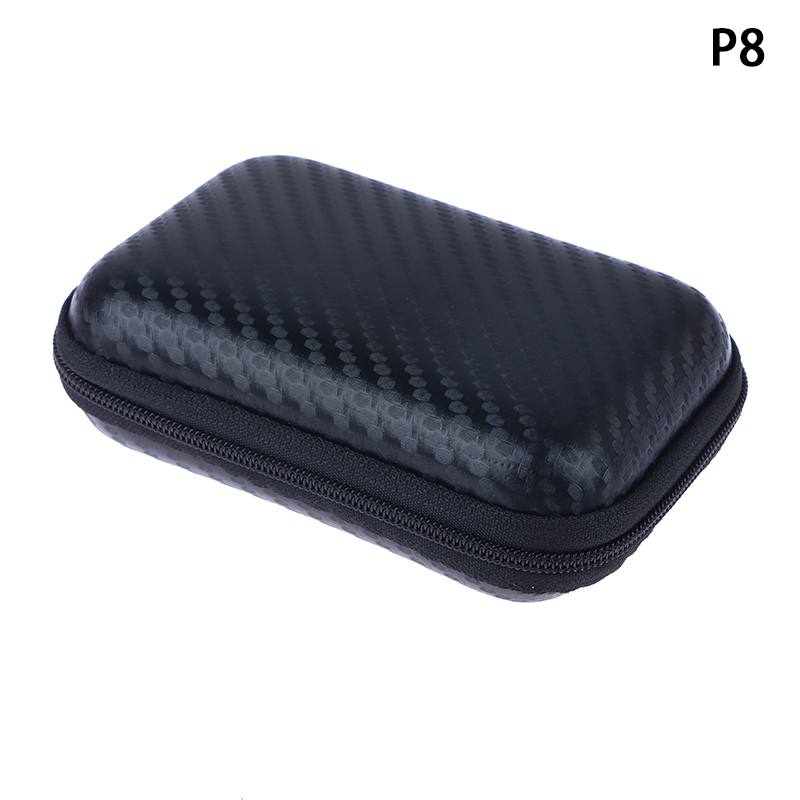Mini Camera Case Bag Multi-functional Earphone Bag Video Waterproof Digital Portable Hard Bag EVA Storage Box Storage Bag 1Pc: Lavender