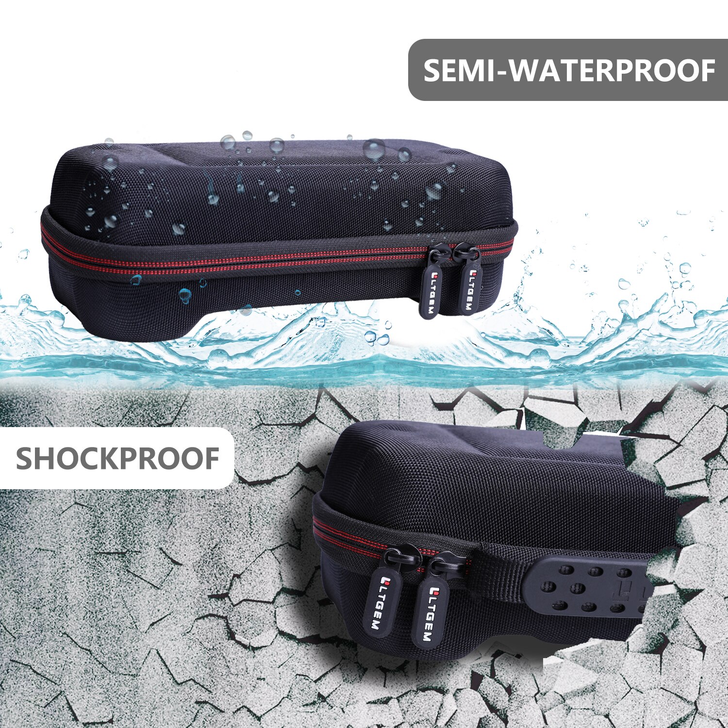 Ltgem Waterdichte Eva Hard Case Voor Nintendo Schakelaar Lite