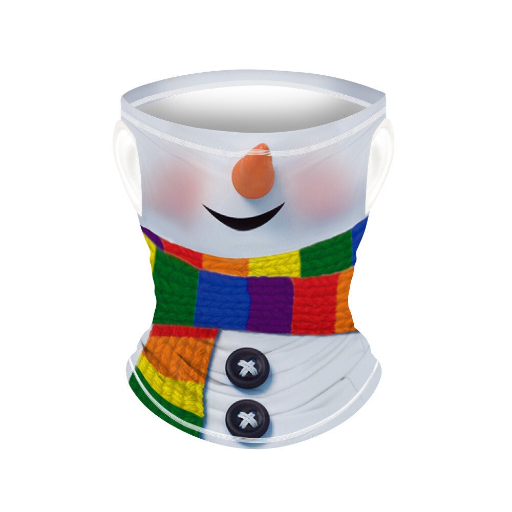 Kinderen printen stofdichte rijoren magische hoofdband multifunctionele kerstbaard sjaals ademende bandana's: 003 / M