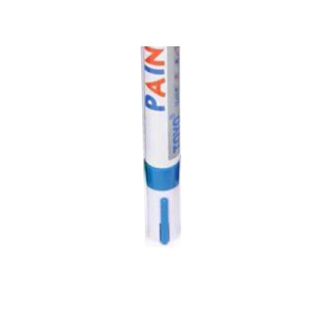 1PC Colourful Metal Wood Stone Waterproof Oily Marker Paint Pen Tire Rubber Glass School Stationery Office Supplies: Blue