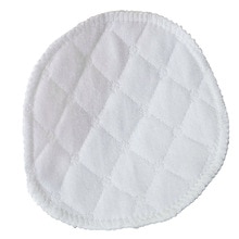 Lot de 20 coussinets d'allaitement ultra-confortables lavables en coton extra absorbant pour bébé, blanc