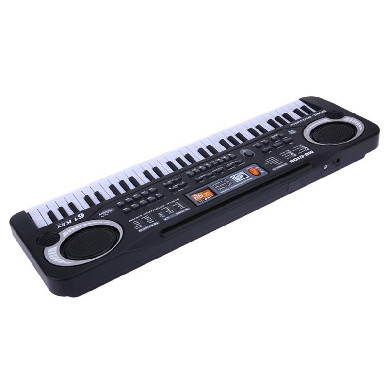 Abzb -mq 61 tangenter digital musik elektronisk keyboard keyboard elektrisk klaver børn eu stik