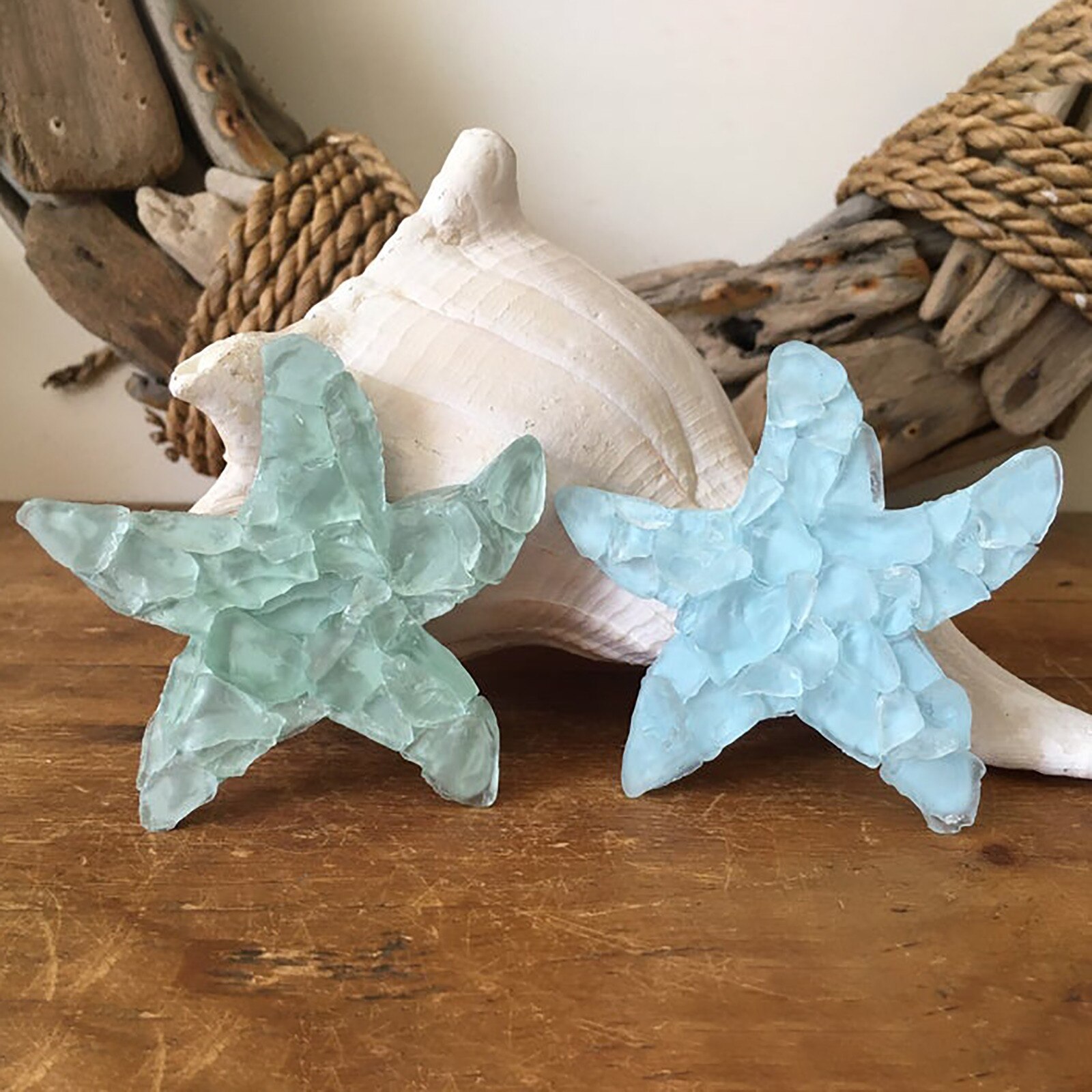 Bulk 500g Diy Crafts Sea Glass Frosted Clear Beach Glass For Jewelry Making Christmas Tree Decorate Sea Glass Decoration#G30