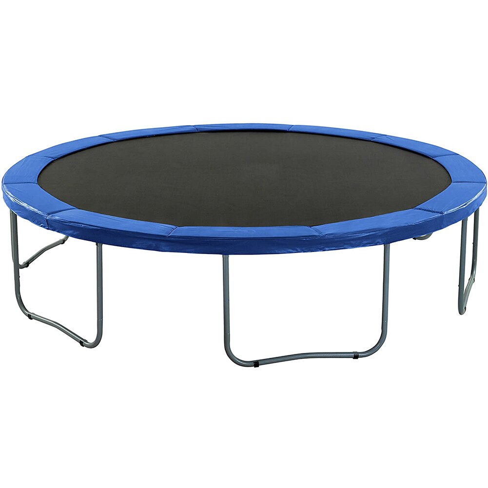 8 füße Trampolin Abdeckung Pad Trampolin Trampolin Seite Schutzhülle PE Uv Ersatz matt Blau