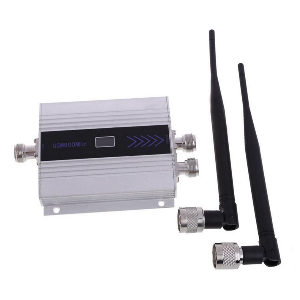 LCD GSM 900Mhz Cell Phone Signal Repeater Booster Amplifier with Aerial High Gain Signal Extender for Home Office