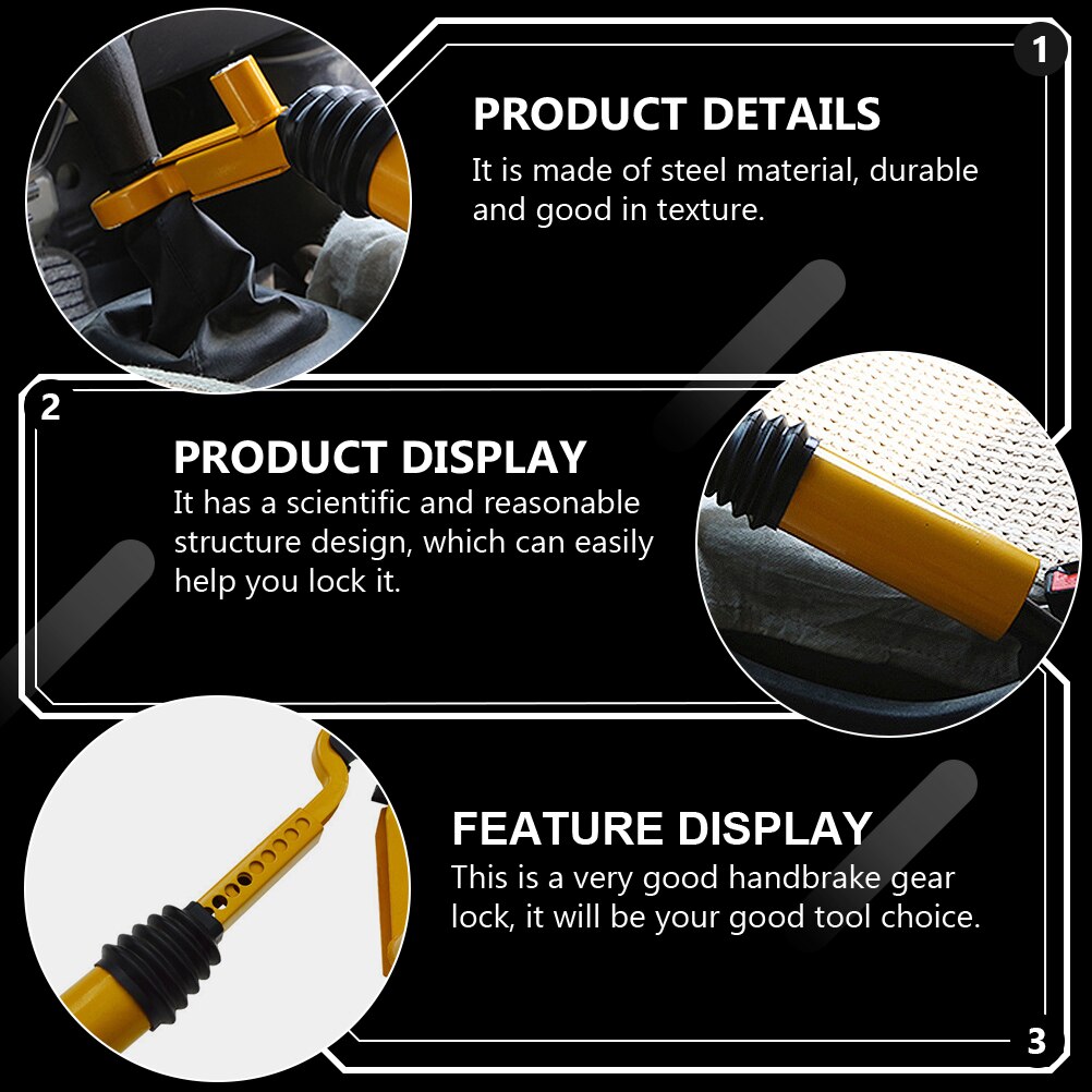1pc Practical Handbrake Gear Lock Replaceable Car Modification Gear Lock