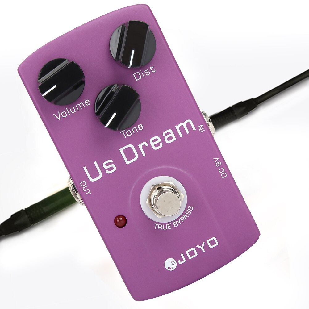 Efeitos de guitarra elétrica pedal efeito dispositivo true bypass JF-34 americano distorção guitarra efeito dispositivo pedal acessórios guitarra
