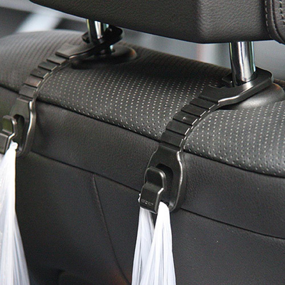 2 Stuks Auto Seat Hook Hanger Auto Clips Boodschappentas Houder Opslag Houder Clips Universele Hoofdsteun Mount Opslag Haak Auto styling