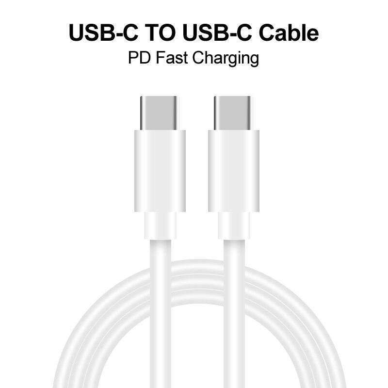 For Apple Original 20W Fast Charger For iPhone 13 12 11 XS XR SE Pro Max Mini PD Quick Charger USB C To Type C Fast Charge Cable: C To C Cable