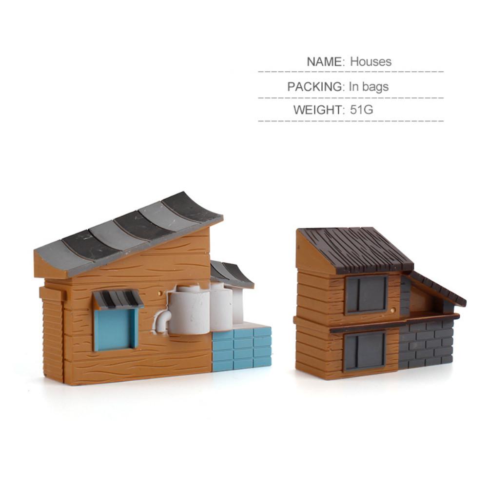 1Set Desktop Scene Decoraties Simulatie Micro-Landschap Model Verwijderbare Decoratie Speelgoed Voor Kinderen Diy Accessoires