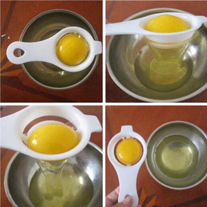 De buena separador de yema y clara de huevo divisor de huevo herramientas PP Material de grado alimenticio