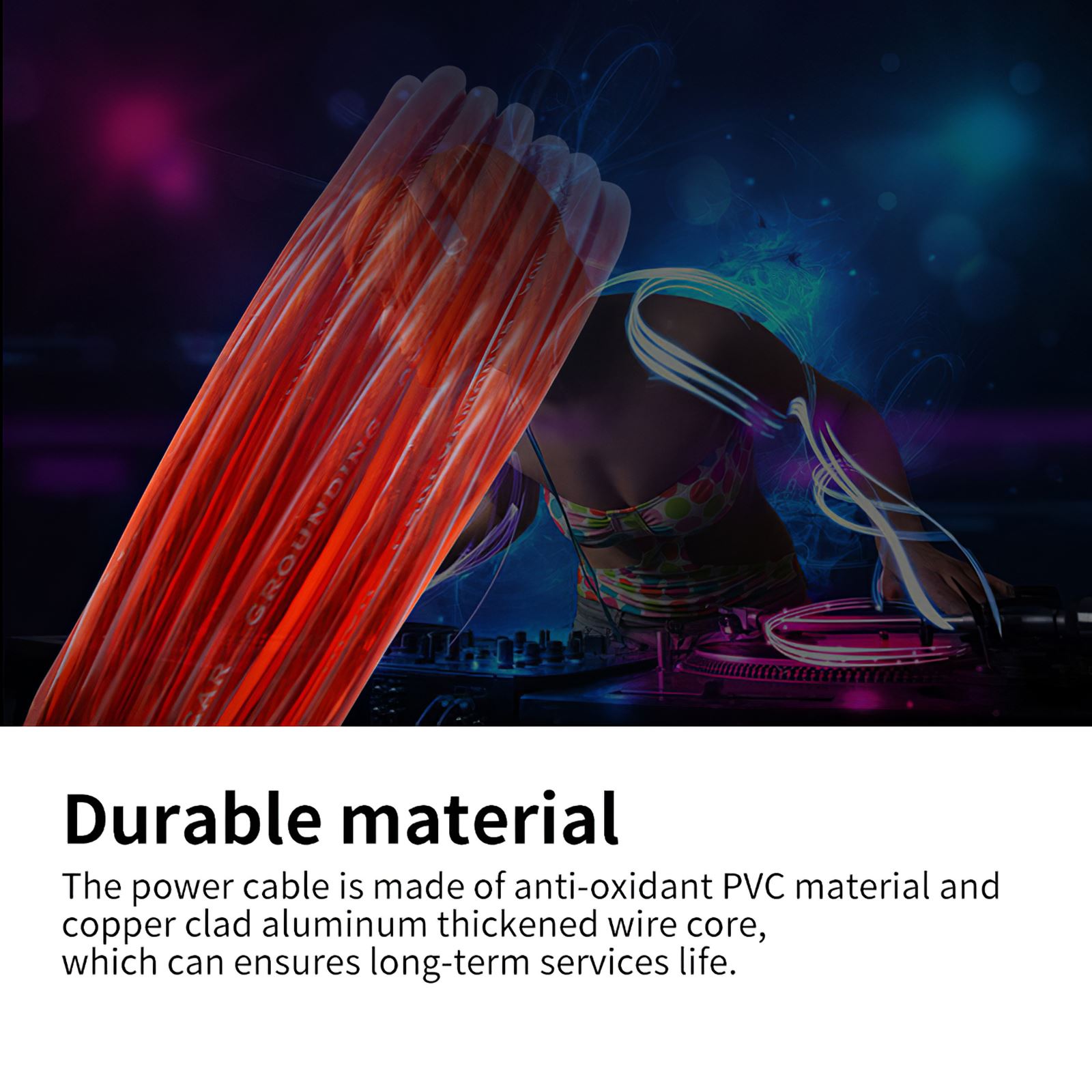 Car Amplifier Audio Subwoofer Cable Car Amplifier Power Cable Audio Speaker Wire Kit Amplifier Installation Wiring Set For Home