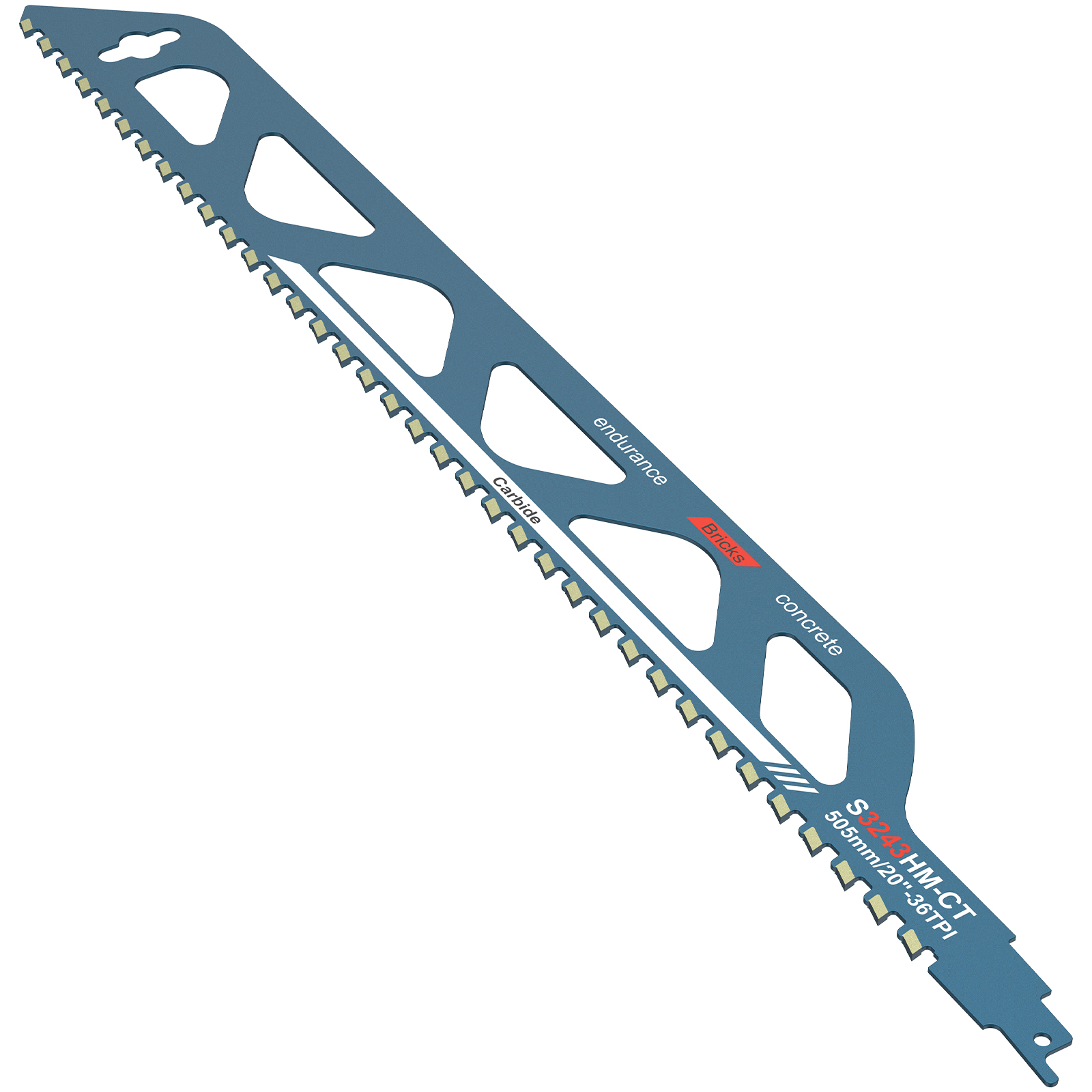 Reciprocating Saw Blade 10/12/18/20inch Universal Cutting Recip Sabre Saw Blade Alloy Steel Brick Concrete Cutting Saw Blade: camel